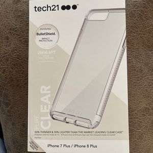 iPhone 7/8 plus clear cover